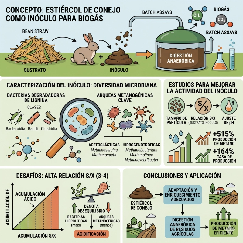 Rabbit manure as a potential inoculum for anaerobic digestion